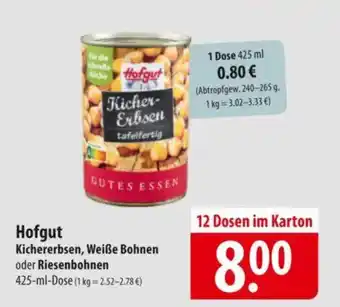 Famila Nord Ost Hofgut Kichererbsen, Weiße Bohnen oder Riesenbohnen Angebot