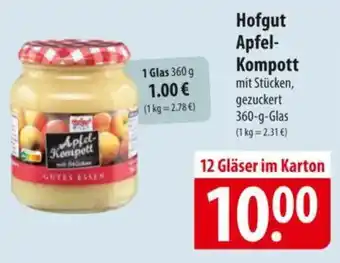 Famila Nord Ost Hofgut Apfel- Kompott Angebot