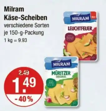 V Markt Milram Käse-Scheiben Angebot