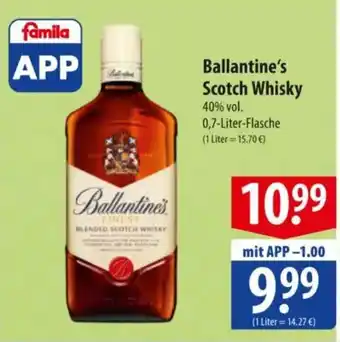 Famila Nord Ost Ballantine's Scotch Whisky Angebot