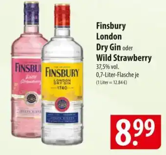 Famila Nord Ost Finsbury London Dry Gin oder Wild Strawberry Angebot