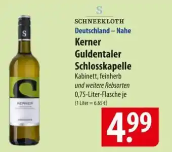 Famila Nord Ost SCHNEEKLOTH Deutschland - Nahe Kerner Guldentaler Schlosskapelle Angebot