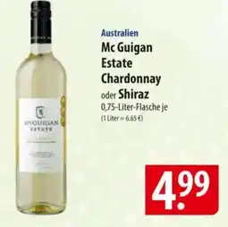 Famila Nord Ost Australien McGuigan Estate Chardonnay oder Shiraz Angebot