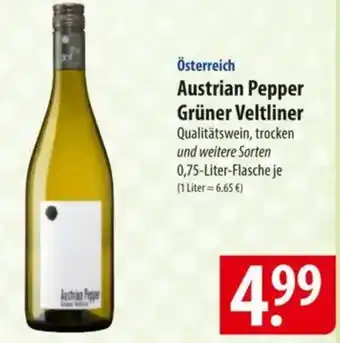 Famila Nord Ost Österreich Austrian Pepper Grüner Veltliner Angebot