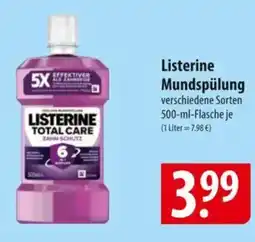 Famila Nord Ost Listerine Mundspülung Angebot