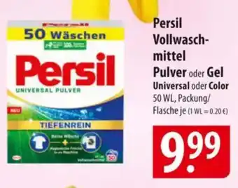 Famila Nord Ost Persil Vollwasch- mittel Pulver oder Gel Universal oder Color Angebot