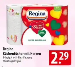 Famila Nord Ost Regina Küchentücher mit Herzen Angebot