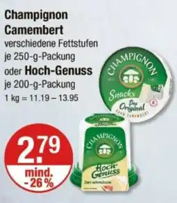 V Markt Champignon Camembert o. Hoch-Genuss Angebot