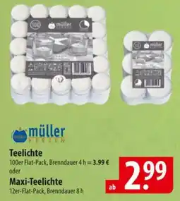 Famila Nord Ost müller Teelichte oder Maxi-Teelichte Angebot