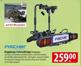 Famila Nord Ost FISCHER Kupplungs-Fahrradträger ProlineEvo Angebot