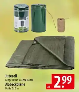 Famila Nord Ost Juteseil oder Abdeckplane Angebot