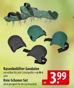 Famila Nord Ost Rasenbelüfter-Sandalen  oder Knie-Schoner-Set Angebot