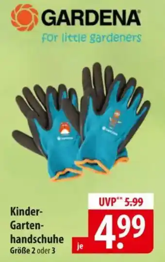 Famila Nord Ost GARDENA Kinder- Garten- handschuhe Angebot