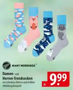 Famila Nord Ost MANY MORNINGS Damen- und Herren-Trendsocken Angebot