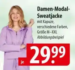 Famila Nord Ost Damen-Modal- Sweatjacke Angebot