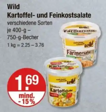 V Markt Wild Kartoffel- und Feinkostsalate Angebot