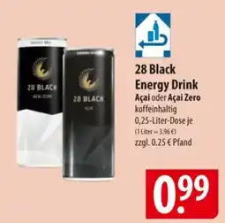 Famila Nord Ost 28 Black Energy Drink Açai oder Açai Zero Angebot