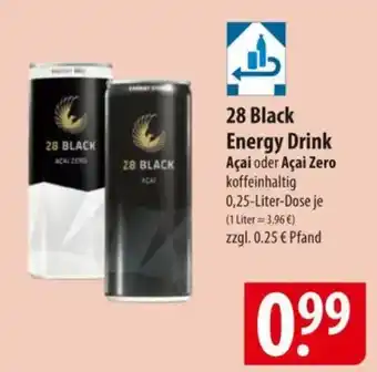 Famila Nord Ost 28 Black Energy Drink Açai oder Açai Zero Angebot