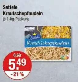 V Markt Settele Krautschupfnudeln Angebot