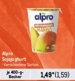 METRO alpro Sojajoghurt Angebot