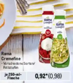 METRO Rama Cremefine Angebot