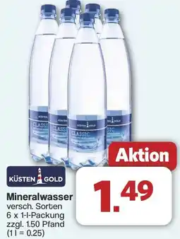 Famila Nord West KÜSTEN GOLD Mineralwasser Angebot