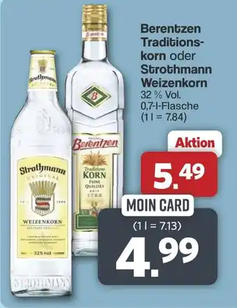 Famila Nord West Berentzen Traditions- korn oder Strothmann Weizenkorn Angebot