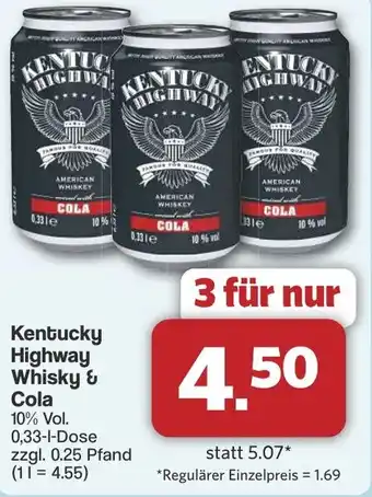 Famila Nord West Kentucky Highway Whisky & Cola Angebot