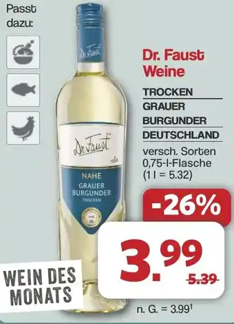 Famila Nord West Dr. Faust Weine Angebot