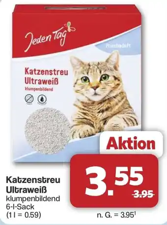 Famila Nord West Jeden Tag Katzenstreu Ultraweiß Angebot