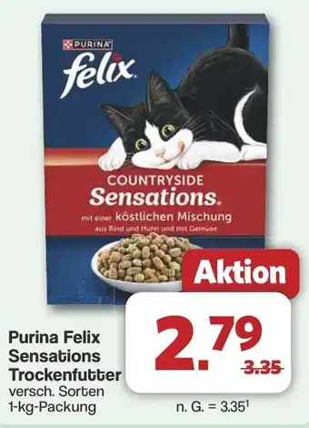 Famila Nord West Purina Felix Sensations Trockenfutter Angebot