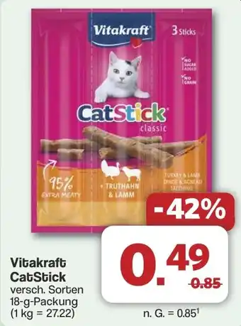 Famila Nord West Vitakraft CatStick Angebot
