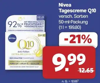 Famila Nord West Nivea Tagescreme Q10 Angebot