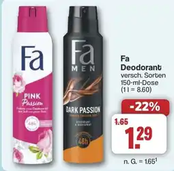 Famila Nord West Fa Deodorant Angebot