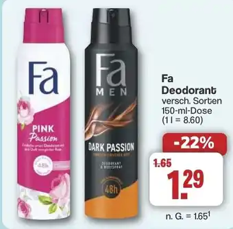 Famila Nord West Fa Deodorant Angebot