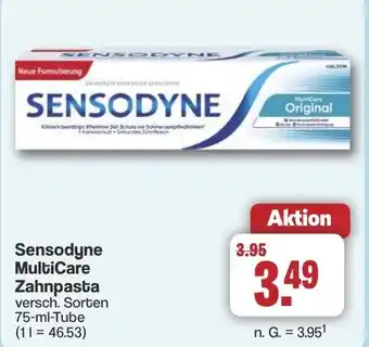 Famila Nord West Sensodyne MultiCare Zahnpasta Angebot