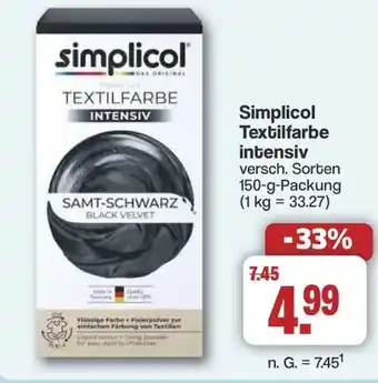 Famila Nord West Simplicol Textilfarbe intensiv Angebot