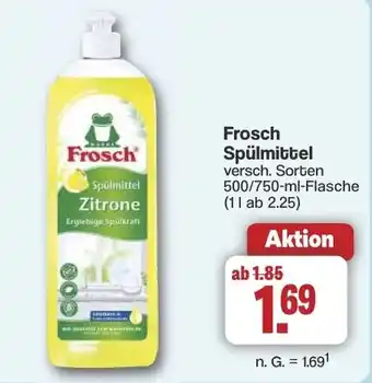 Famila Nord West Frosch Spülmittel Angebot