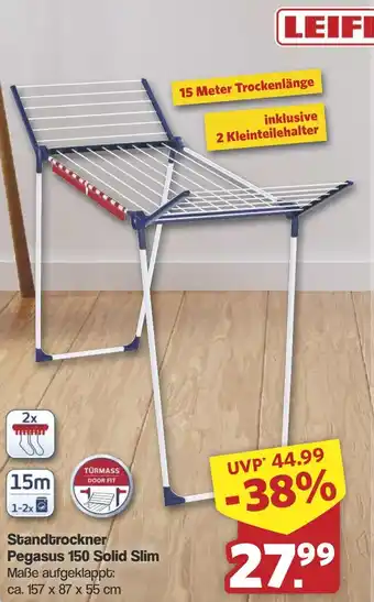 Famila Nord West LEIFHEIT Standtrockner Pegasus 150 Solid Slim Angebot