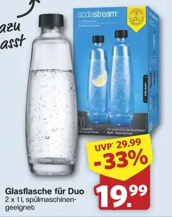Famila Nord West Glasflasche für Duo Angebot