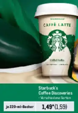 METRO Starbuck's Coffee Discoveries Angebot