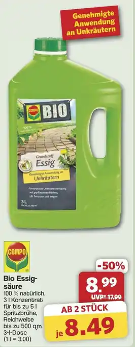 Famila Nord West COMPO Bio Essig- säure Angebot