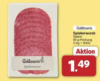 Famila Nord West Goldmarie Spiekerwurst Salami Angebot