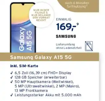 Tchibo Samsung Galaxy A15 5G Angebot