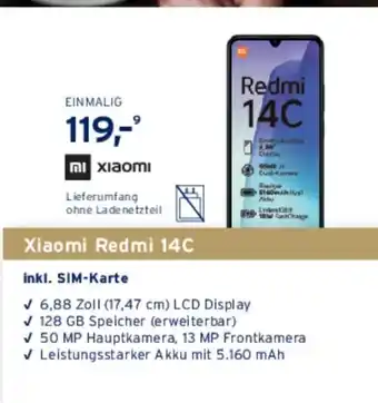 Tchibo Xiaomi Redmi 14C Angebot