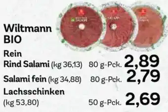 AEZ Wiltmann BIO Rein Rind Salami Angebot