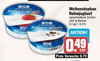 AEZ Weihenstephan Rahmjoghurt Angebot