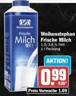 AEZ Weihenstephan Milch Angebot