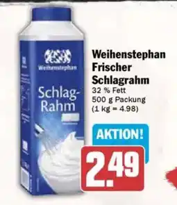 AEZ Weihenstephan Frischer Schlagrahm Angebot