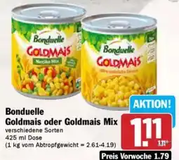 AEZ Bonduelle Goldmais oder Goldmais Mix Angebot